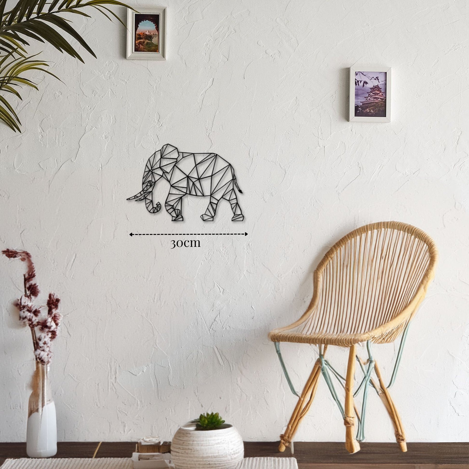 Petite décoration murale éléphant