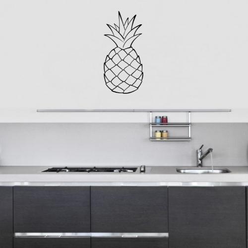 Décoration Ananas Noir