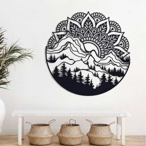 Décor Mural Extérieur forme Montagne